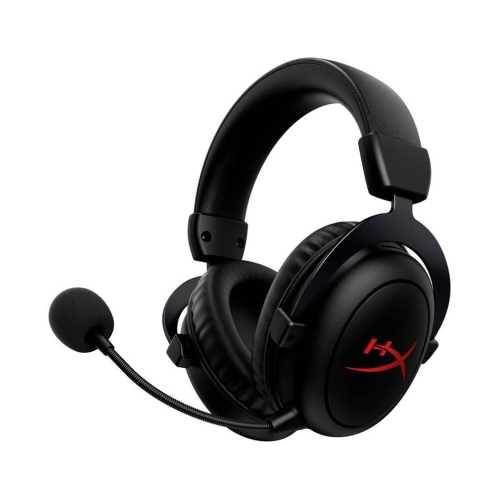 Cloud II Core Wireless Gaming Headset: USB Connection Leatherette Ear Cushion